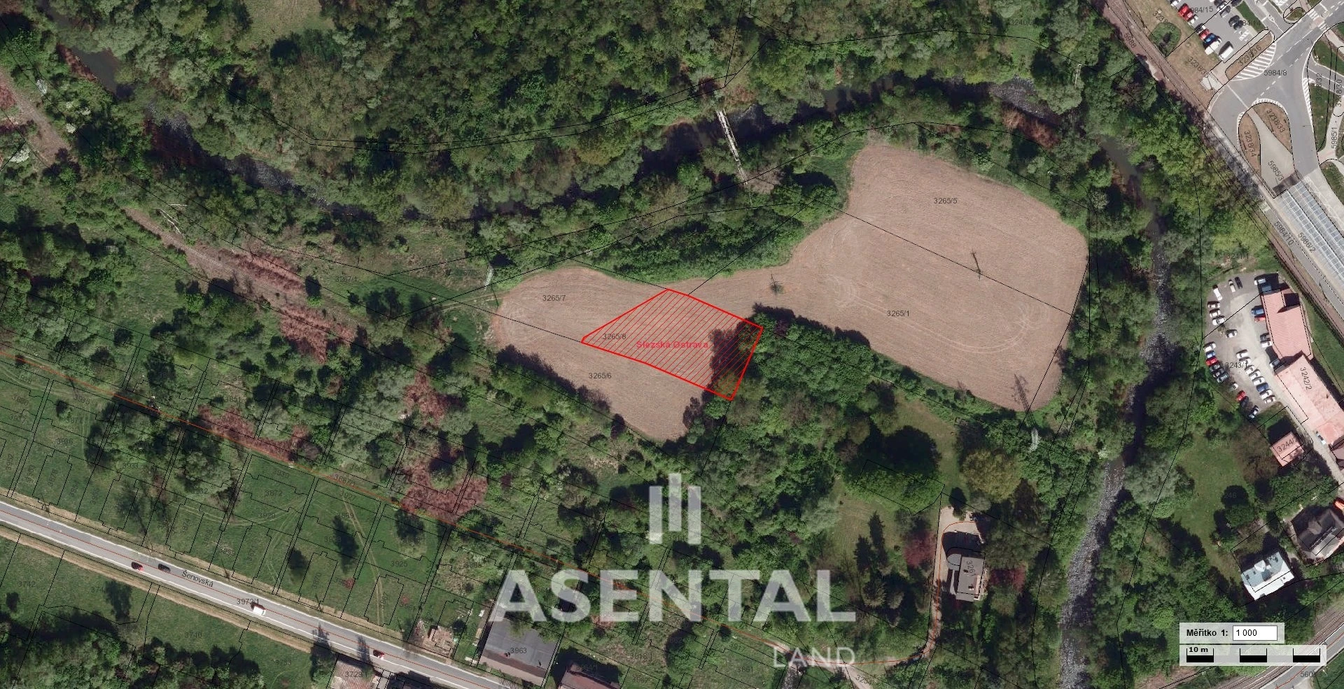 Prodej pozemku o výměře 1 488 m² v k.ú. Slezská Ostrava
