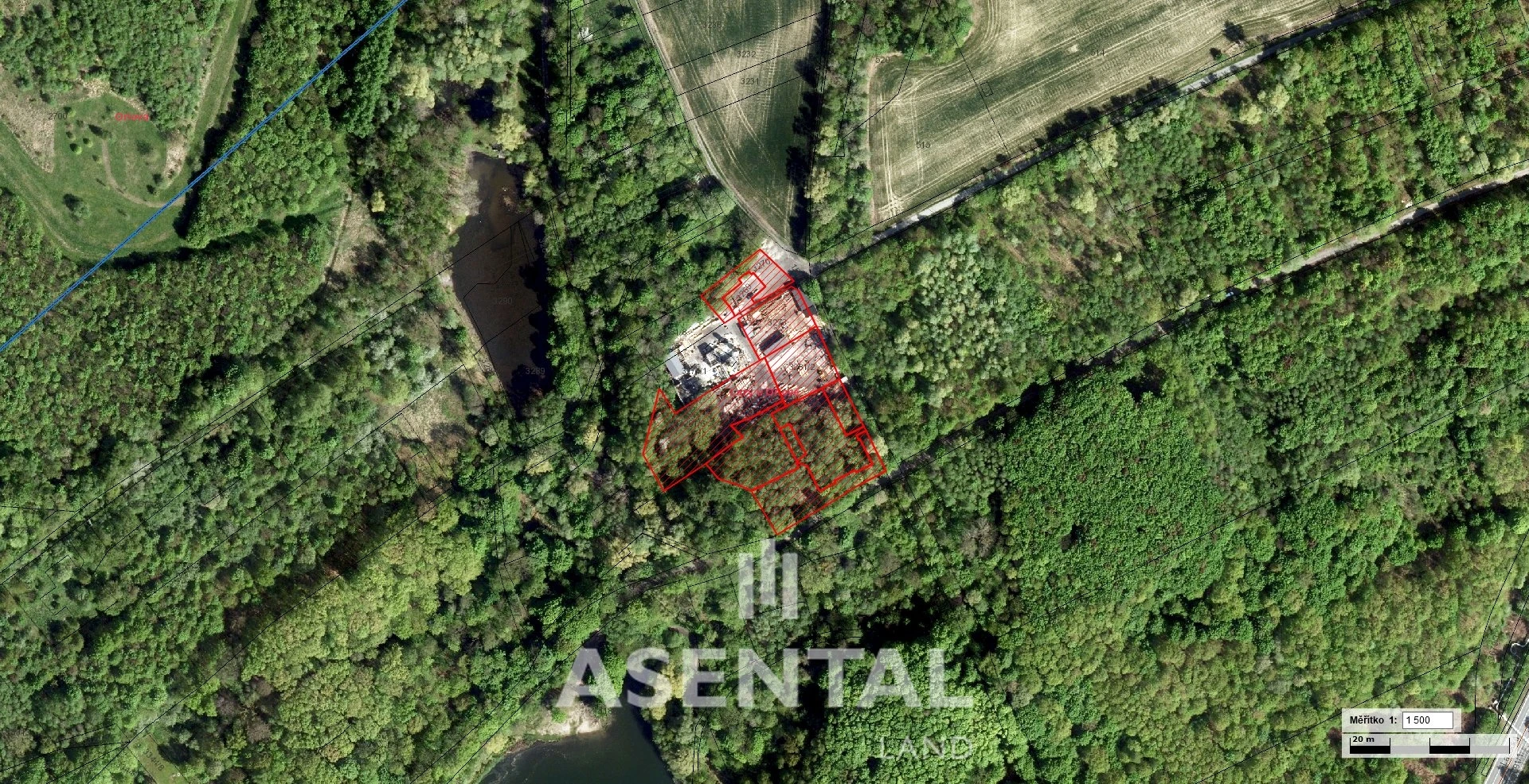 Prodej souboru pozemků o výměře 8 113 m² v k.ú. Lazy u Orlové